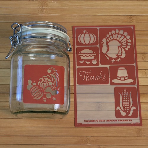 Bountiful Cornucopia Canning Jar